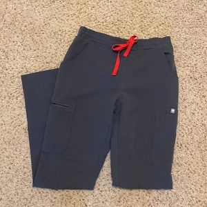 FIGS women's Charcoal YOLA Skinny Scrub Pants Size XS
